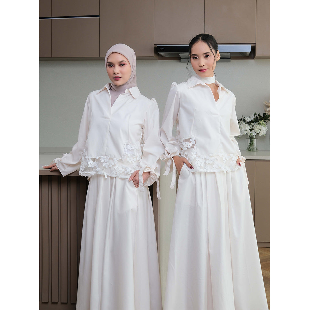 Paloma in White Skirt