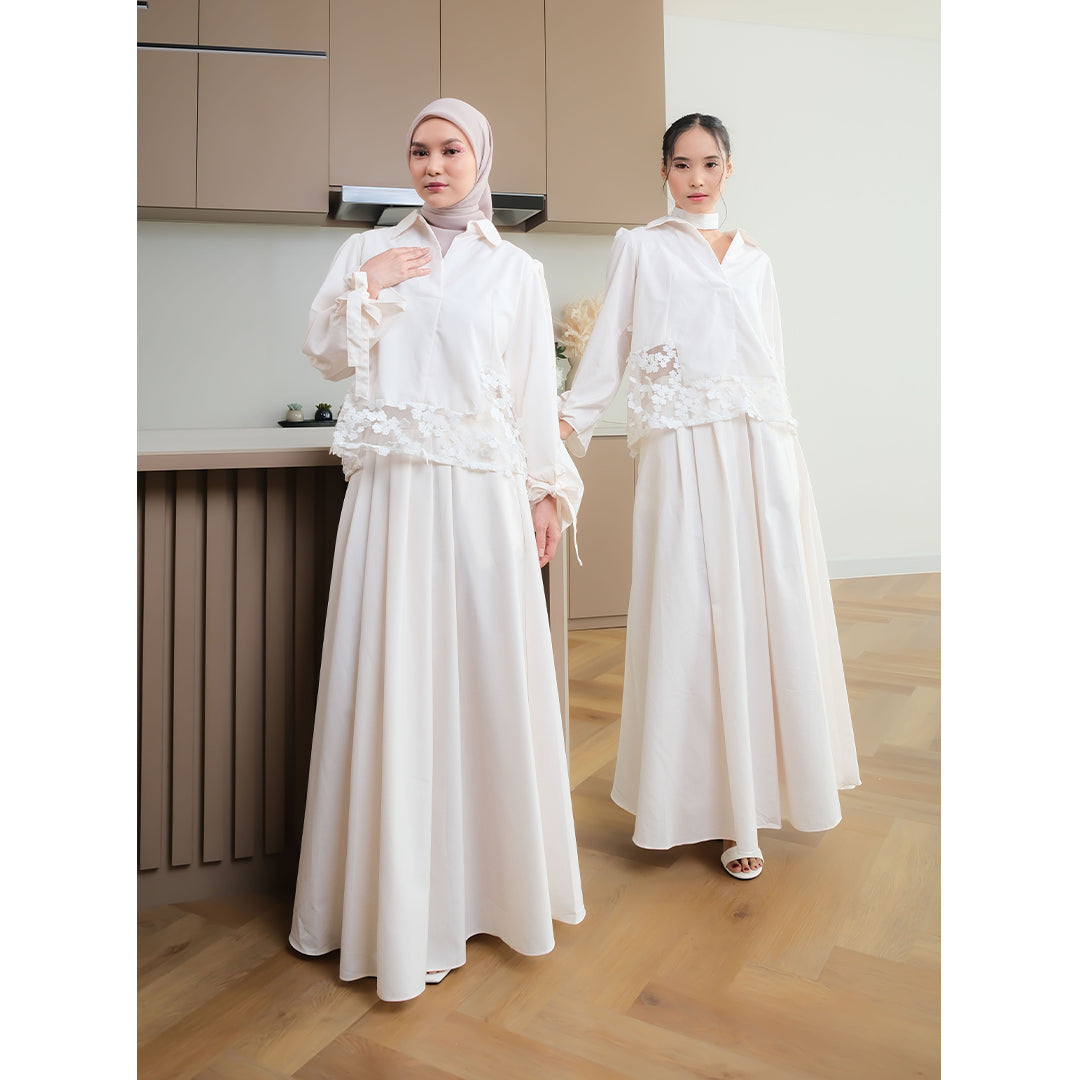 Paloma in White Skirt
