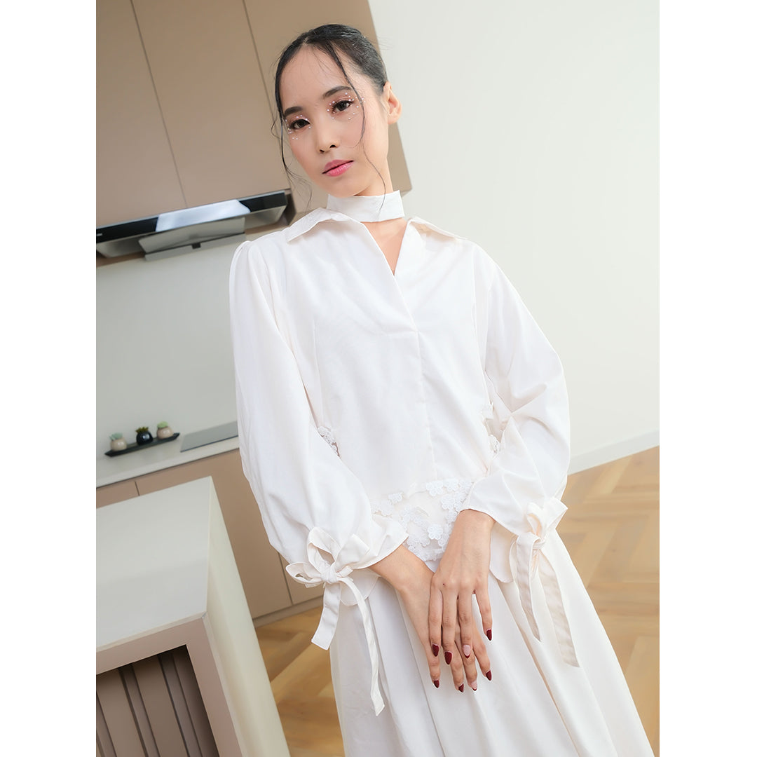 Paloma in White Skirt